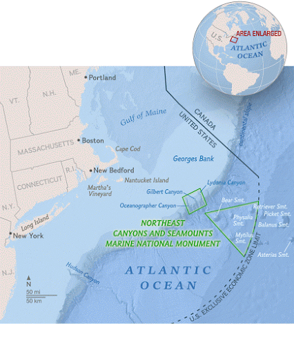 This monument about the size of Connecticut is the first of its kind in the Atlantic Ocean cc: eos.org
