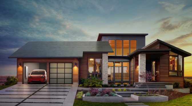 Solar roof tiles unveiled by Elon Musk