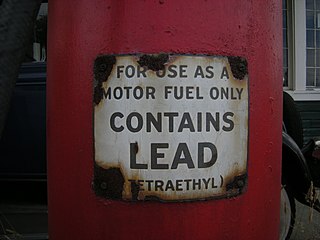 Leaded gas; Image Wikipedia