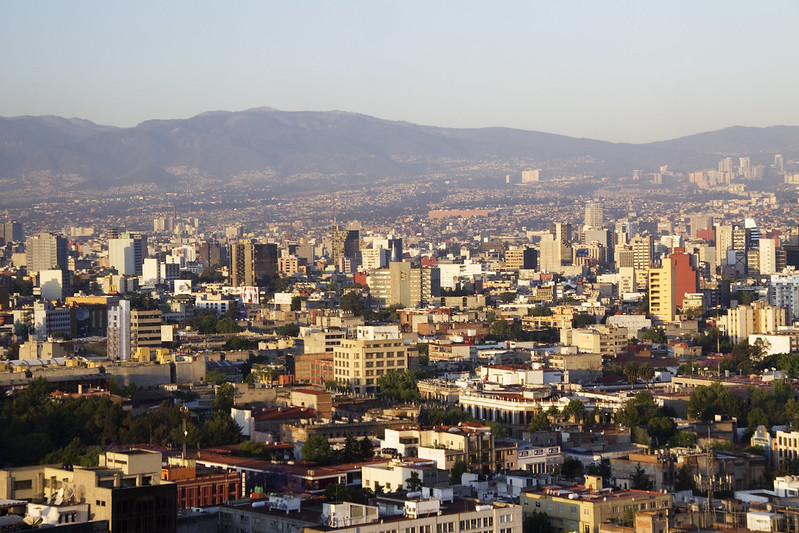 Mexico City today; Image Flickr/Threthny