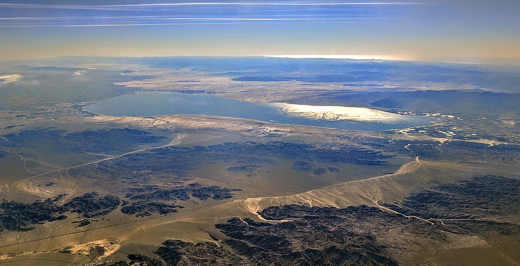 Aerial view of Salton Sea; Image Wikipedia