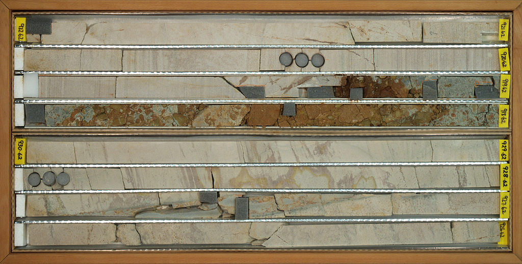 Sediment core; Image Wikipedia