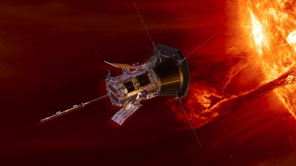 Parker solar probe; Image credit NASA Parker probe near the Sun