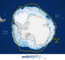 Record Low Sea Ice In Antarctica