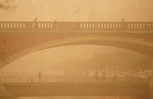 Canary Islanders Brave Sandstorms